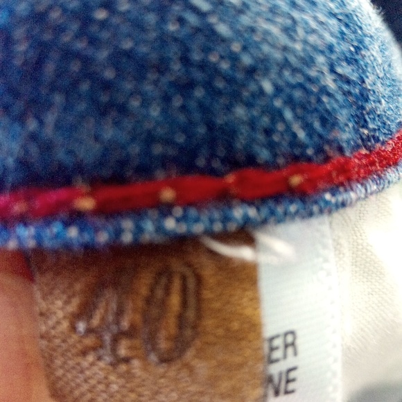 New Tainted Denim Jeans Mid Rise Slim Fit Hip Leg Men's Size 40 - Picture 16 of 16